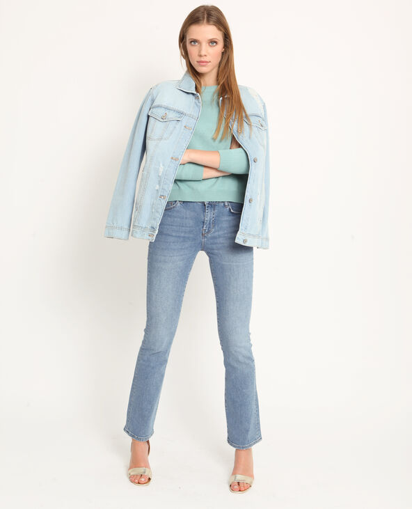Pull fin vert de gris - Pimkie