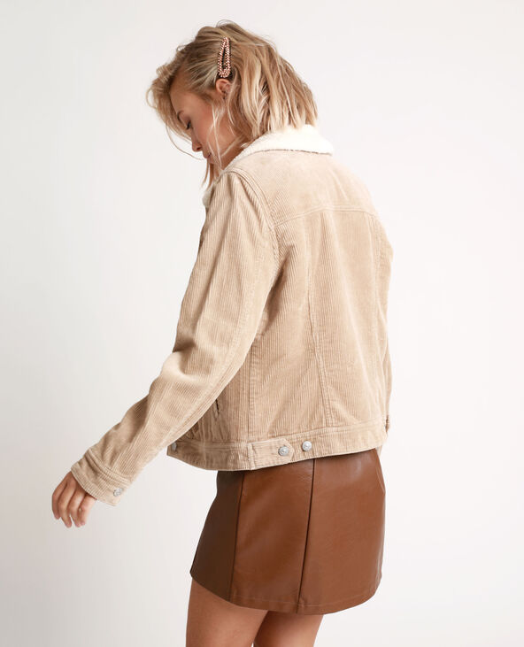 Veste velours cotelé femme hot sale