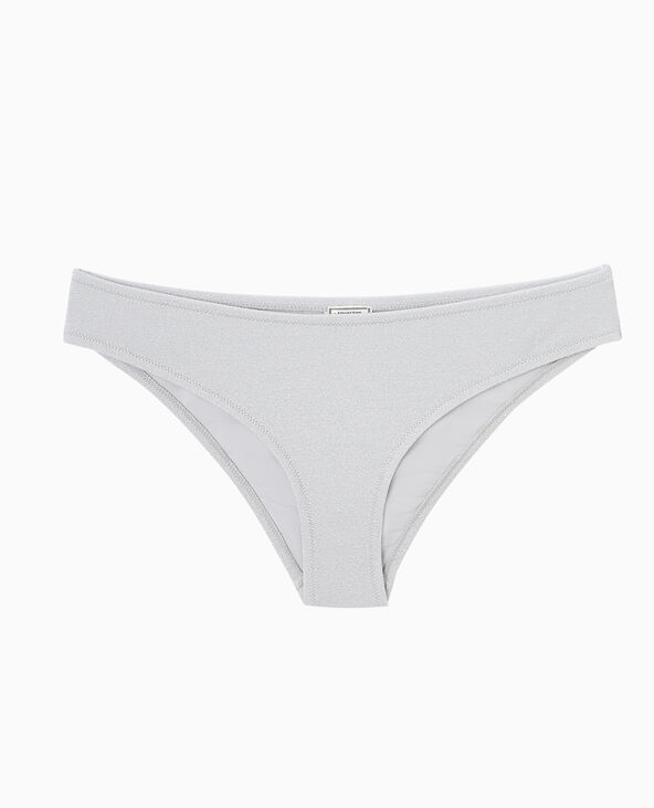 Bas de maillot de bain culotte argenté - Pimkie