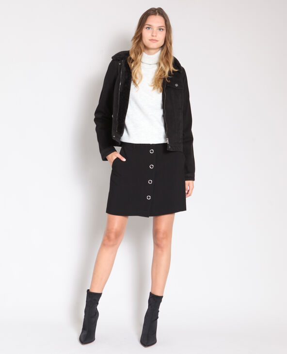 Pull chaud gris chiné - Pimkie