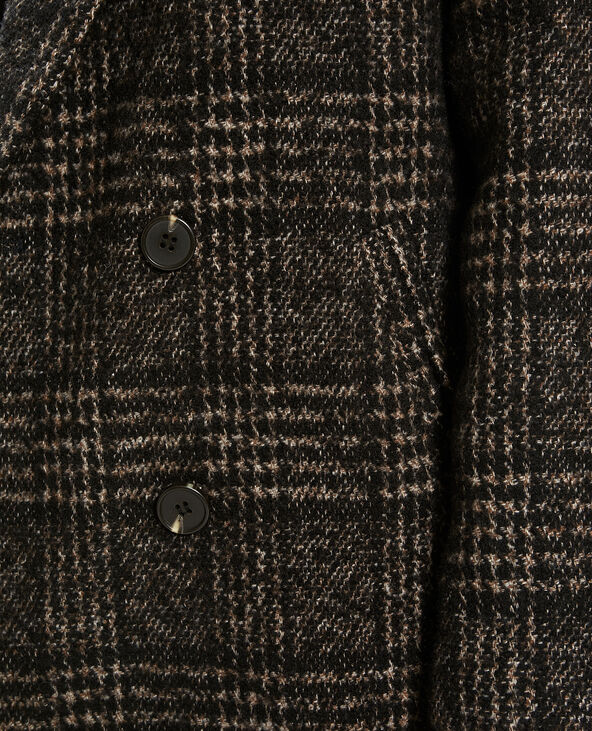 Manteau long avec 50% de laine gris - Pimkie