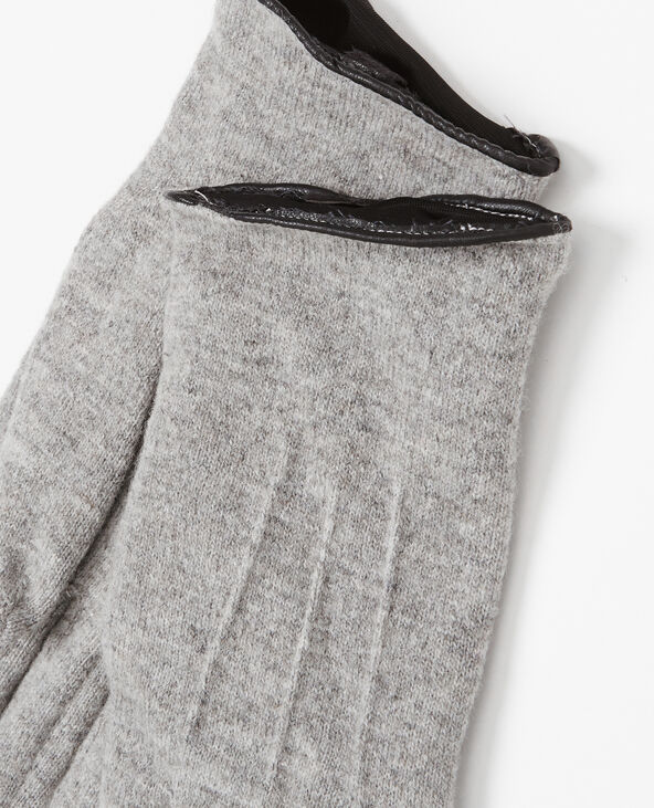 Gants en laine doublés noir - Pimkie