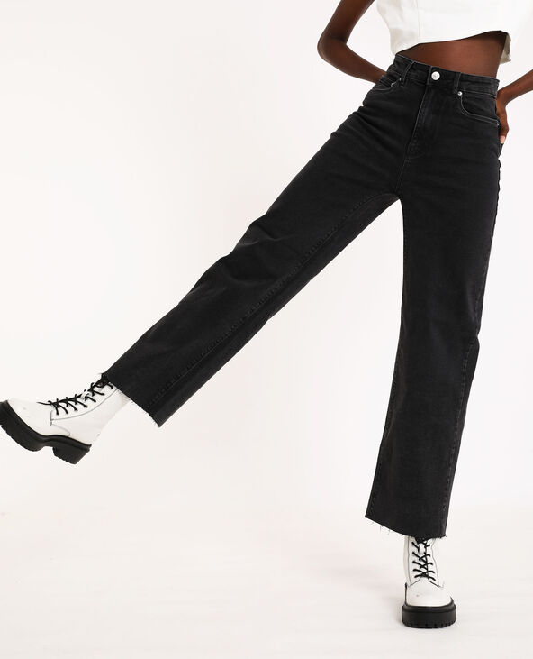 Jean wide leg best sale noir