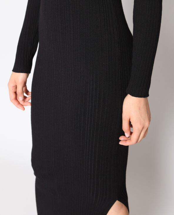 Robe longue moulante noir - Pimkie