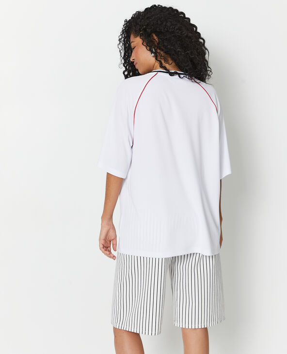 Maillot de foot oversize blanc - Pimkie