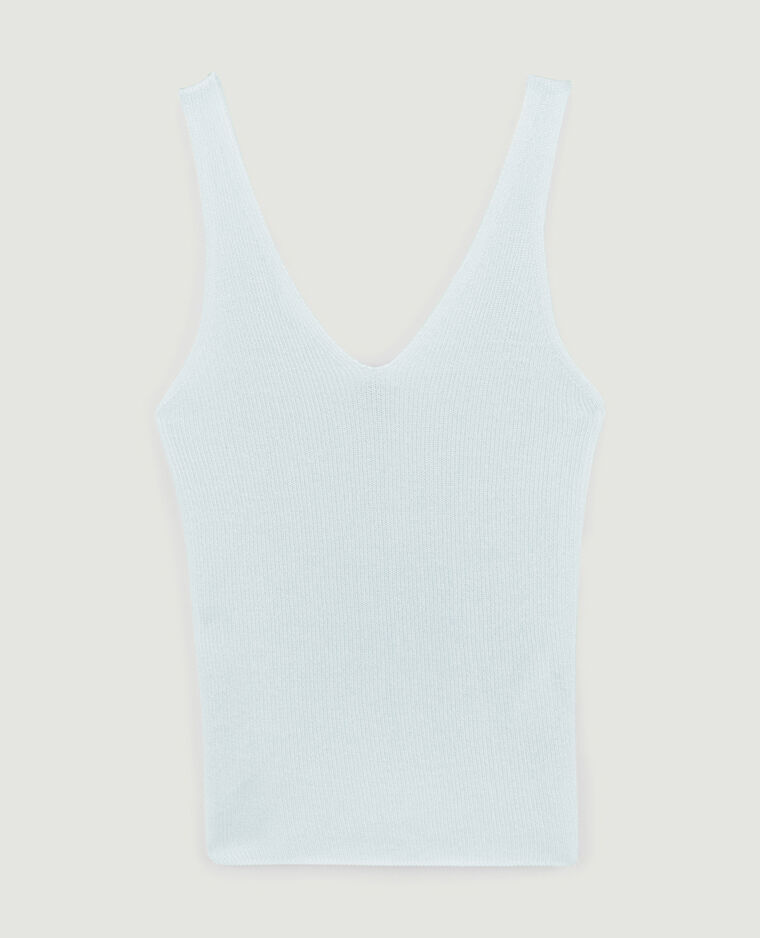Débardeur en maille brillante gris argenté - Pimkie