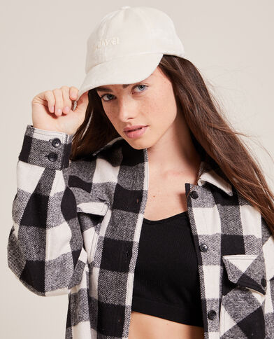 Casquette velours ras écru - Pimkie