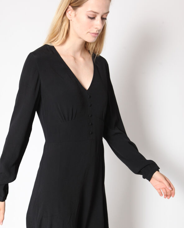 Robe à manches longues noir - Pimkie
