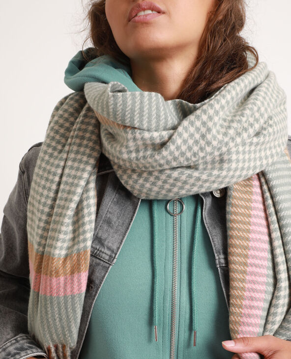 Echarpe chaude multicolore rose - Pimkie