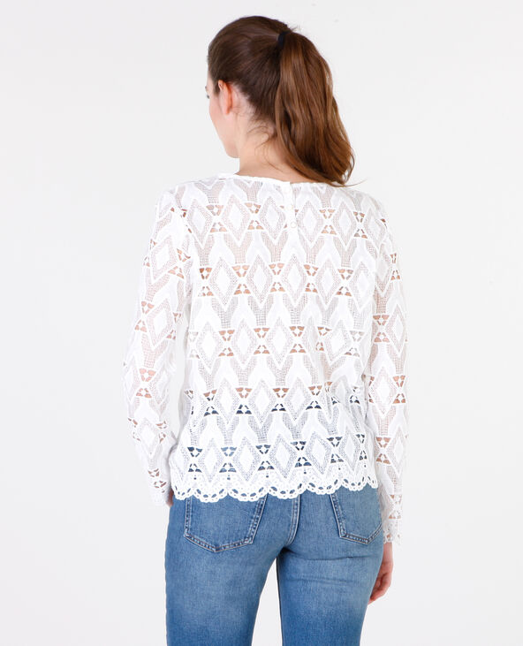 Blouse guipure blanc - Pimkie