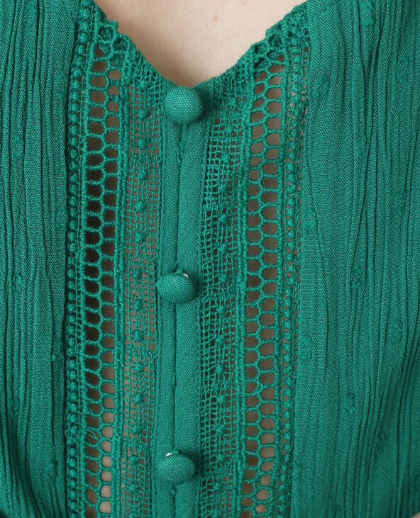 Top plumetis vert émeraude - Pimkie