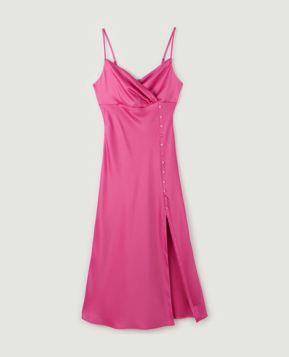 Robe longue satinee