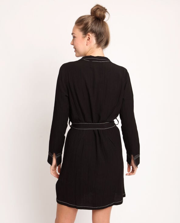 Robe chemise noir - Pimkie