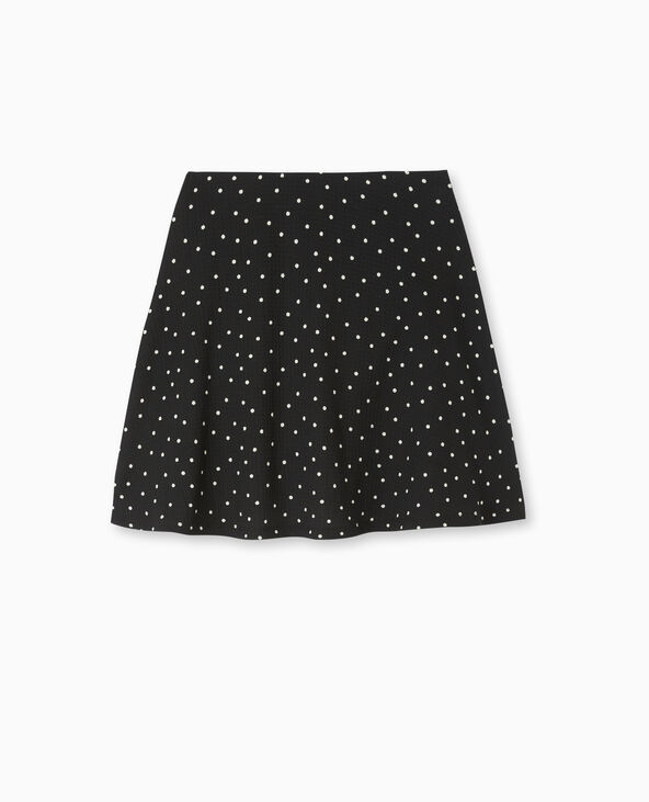Jupe danseuse motif pois noir - Pimkie
