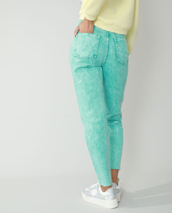 Jean mom high waist vert clair - Pimkie