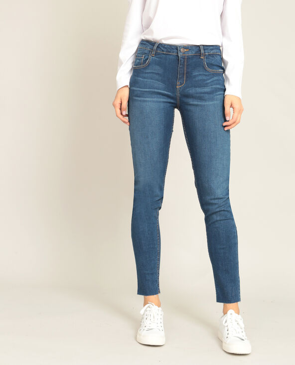 Jean skinny mid waist bleu foncé - Pimkie