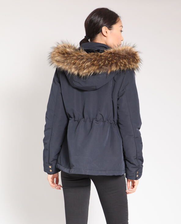 Parka à capuche noir - Pimkie