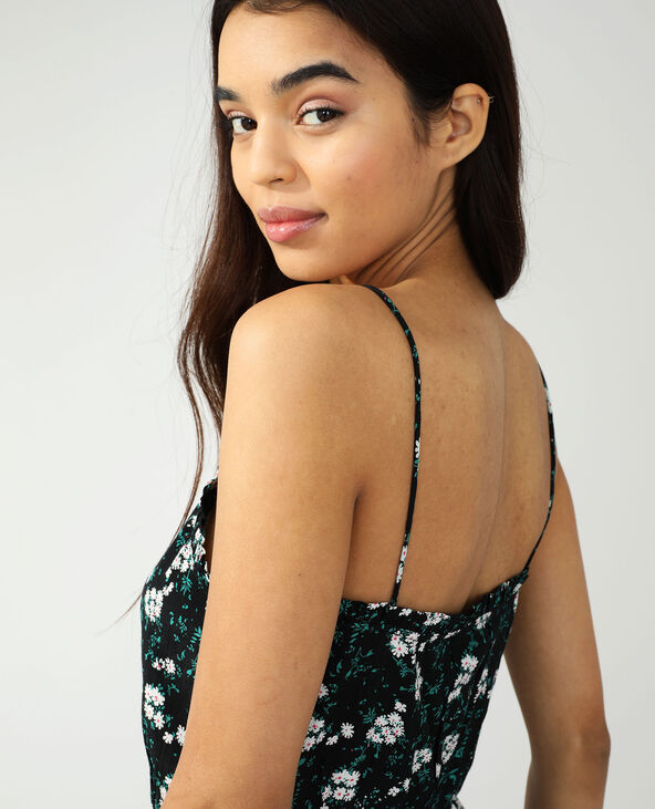 Robe fleurie noir - Pimkie