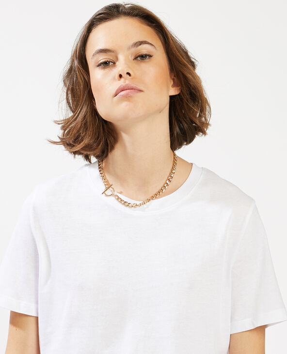 T-shirt à manches courtes blanc - Pimkie