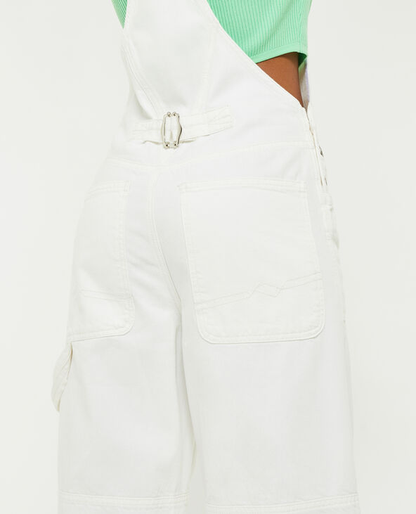 Salopette en jean baggy blanc - Pimkie