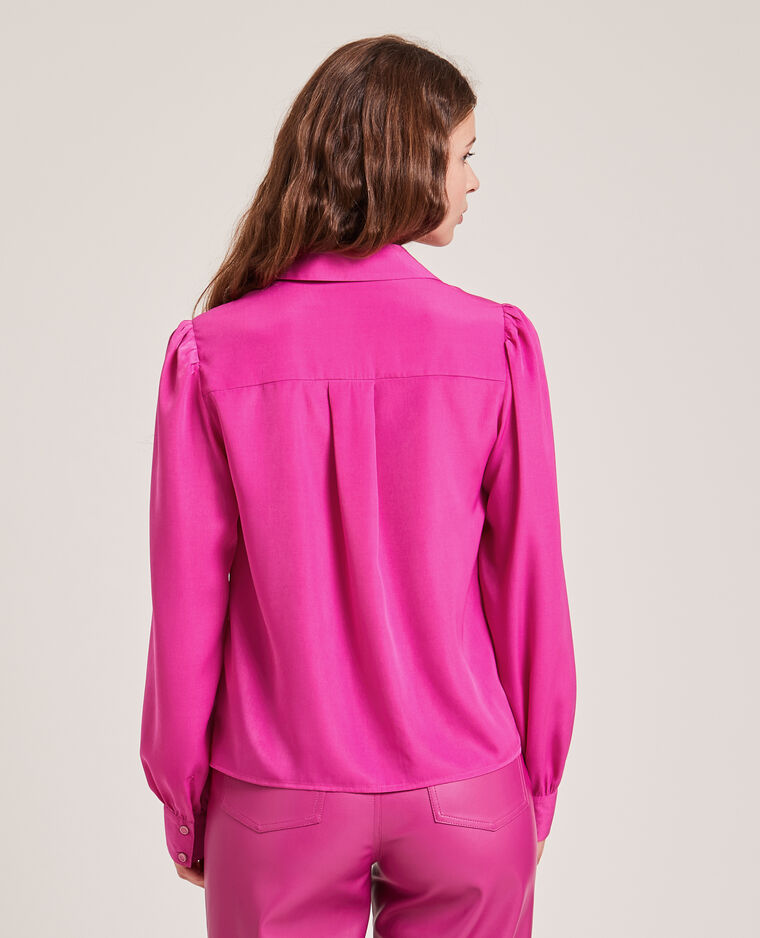 Chemise fluide boutons métalliques rose - Pimkie