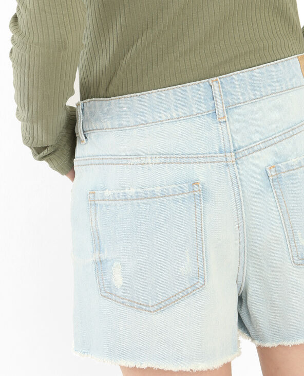 Short denim destroy bleu clair - Pimkie