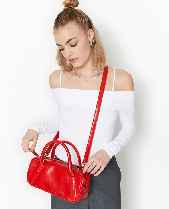 Sac bowling rectangulaire rouge - Pimkie