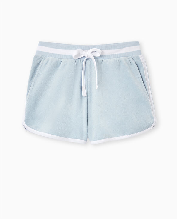 Short en tissu éponge bleu - Pimkie