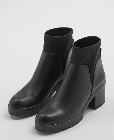 Boots à talons noir - Pimkie