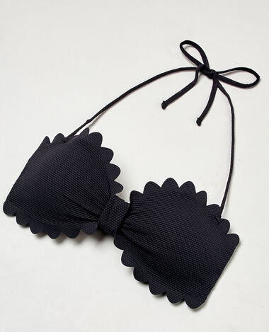 Bandeau pétales noir - Pimkie