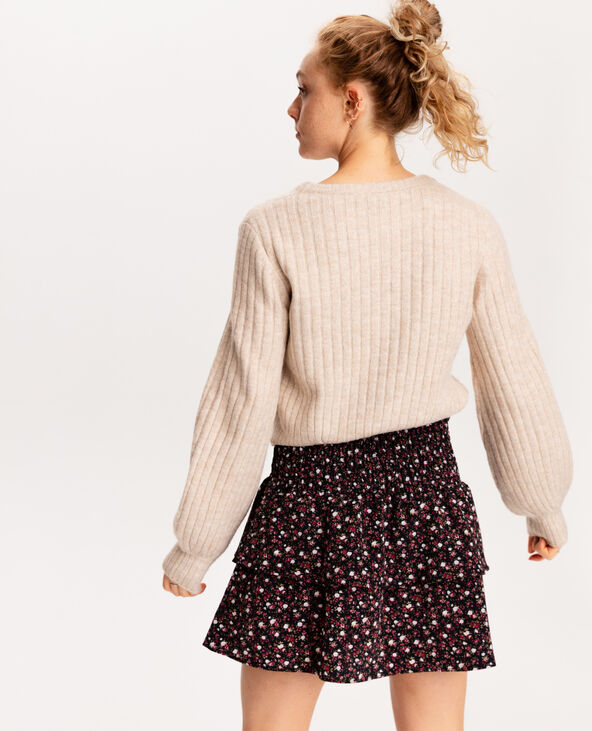Pull côtes plates beige - Pimkie