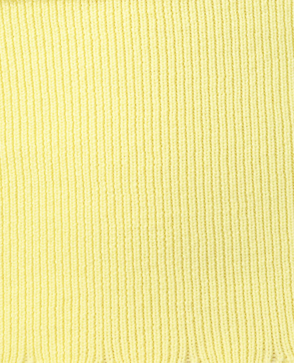 Crop top festonné jaune - Pimkie