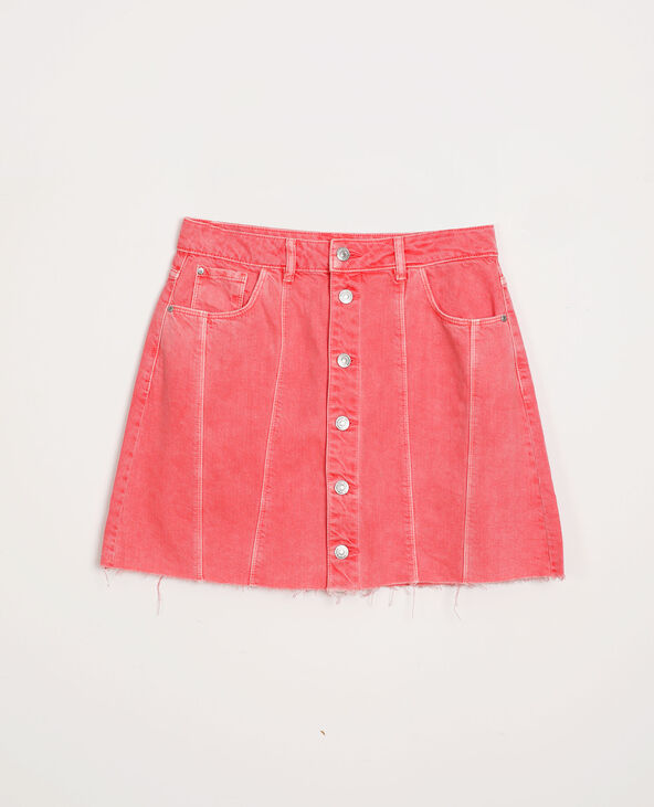 Jupe en jean rose - Pimkie