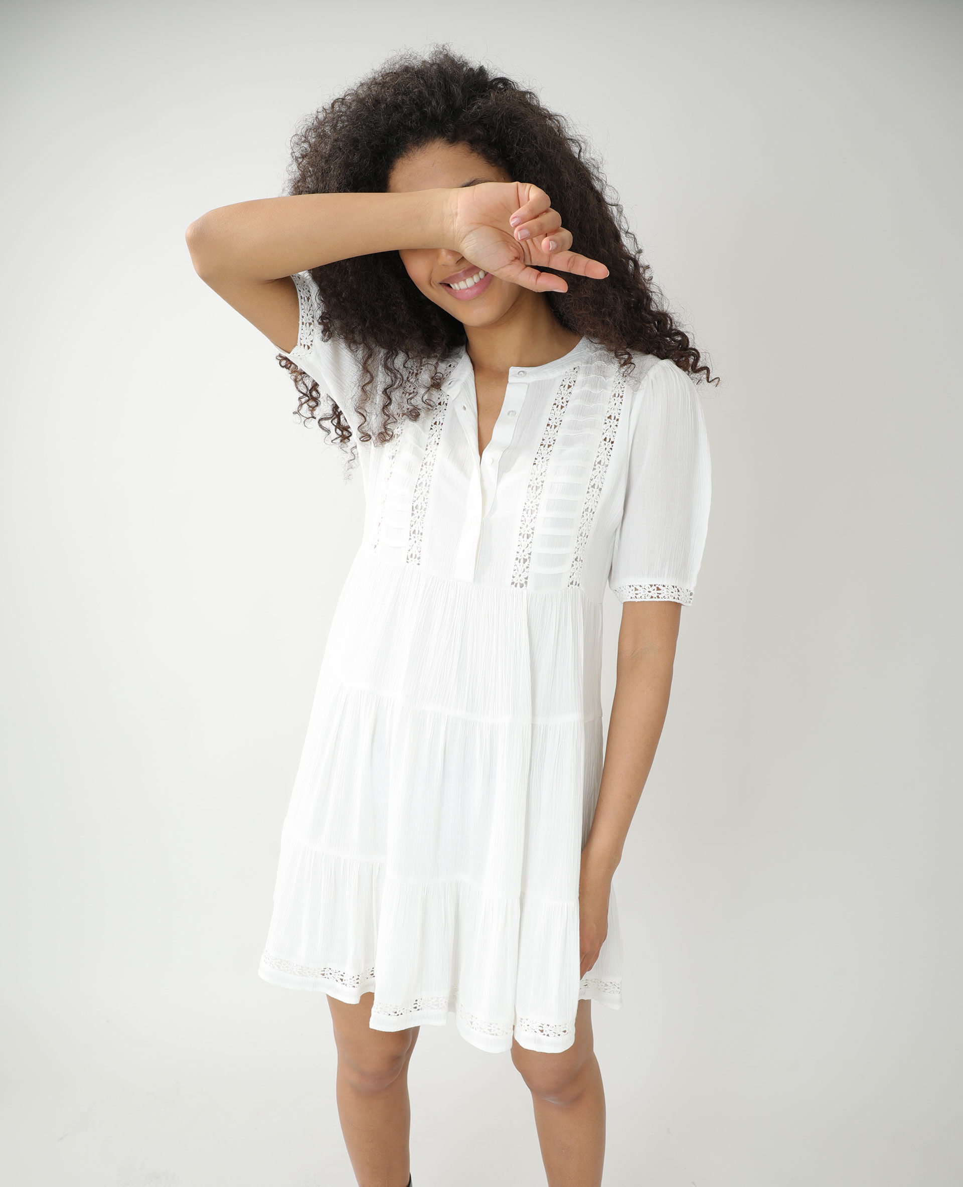 Robe blanche pimkie on sale