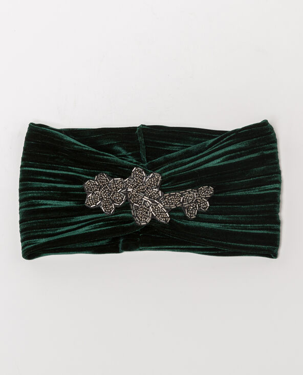 Headband bijou vert foncé - Pimkie
