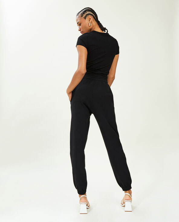 Pantalon de jogging en molleton noir - Pimkie