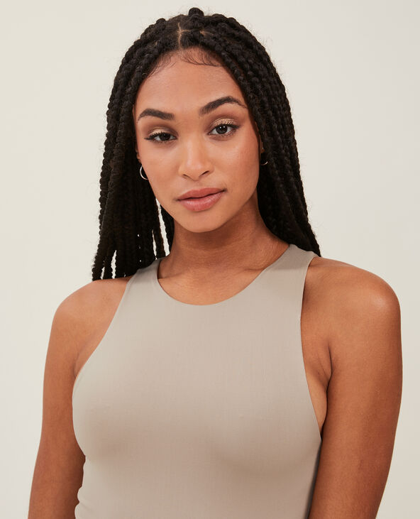 Body sans manches beige - Pimkie