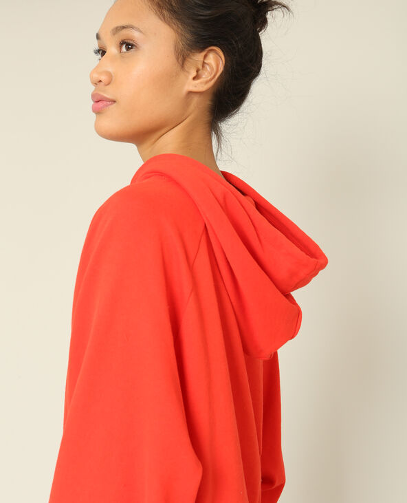 Sweat court rouge - Pimkie
