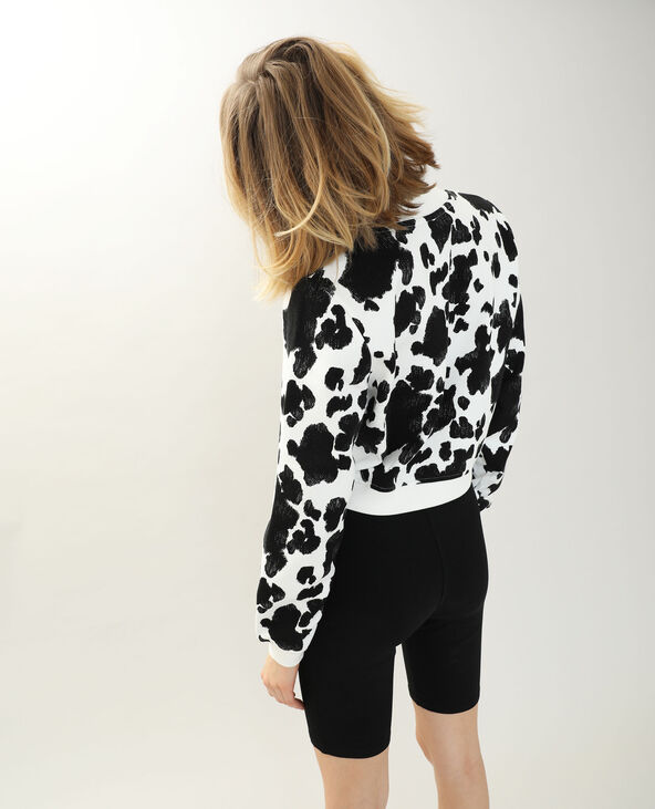 Sweat vache blanc - Pimkie