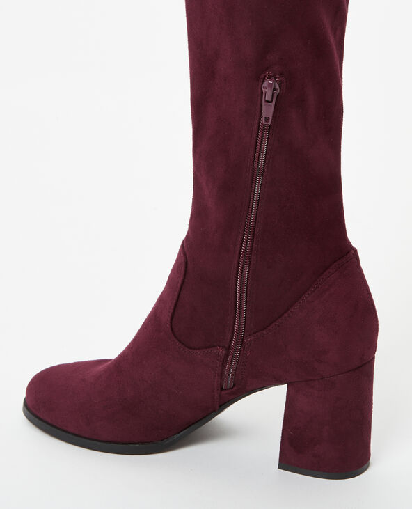 Cuissardes suédine violet - Pimkie