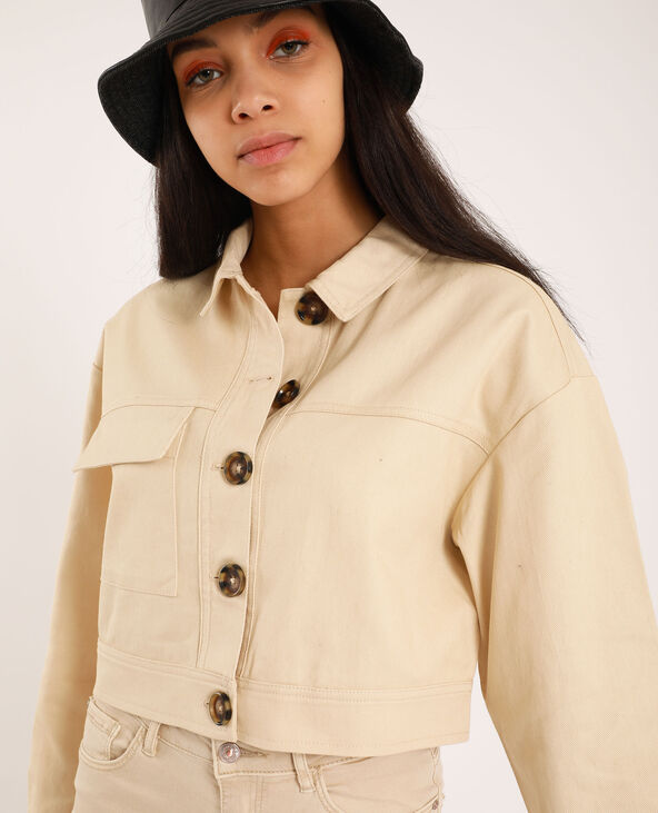 Veste courte blanc - Pimkie