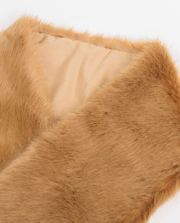 Echarpe fausse fourrure beige - Pimkie