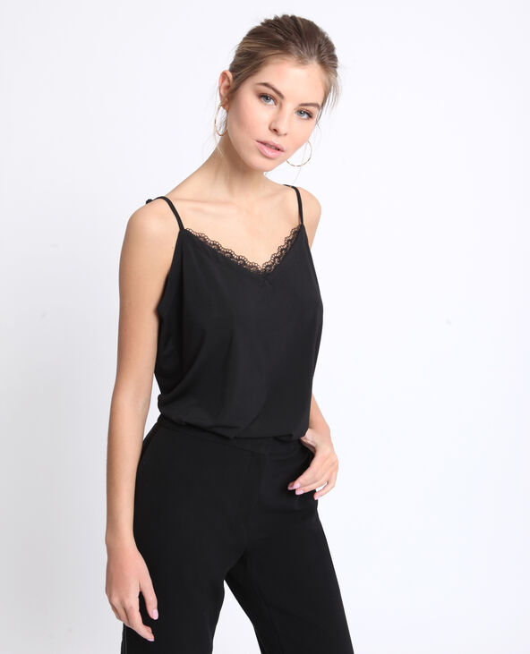 Top dentelle noir - Pimkie