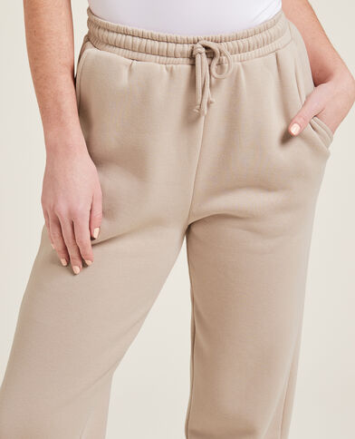 Pantalon de jogging en molleton beige - Pimkie