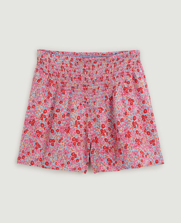 Short taille élastiquée tissu fluide rose clair - Pimkie