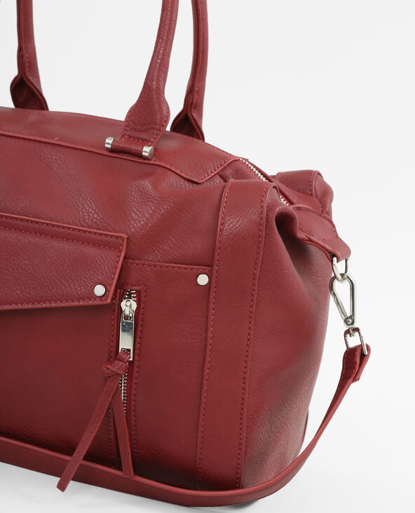 Sac cabas souple bordeaux - Pimkie