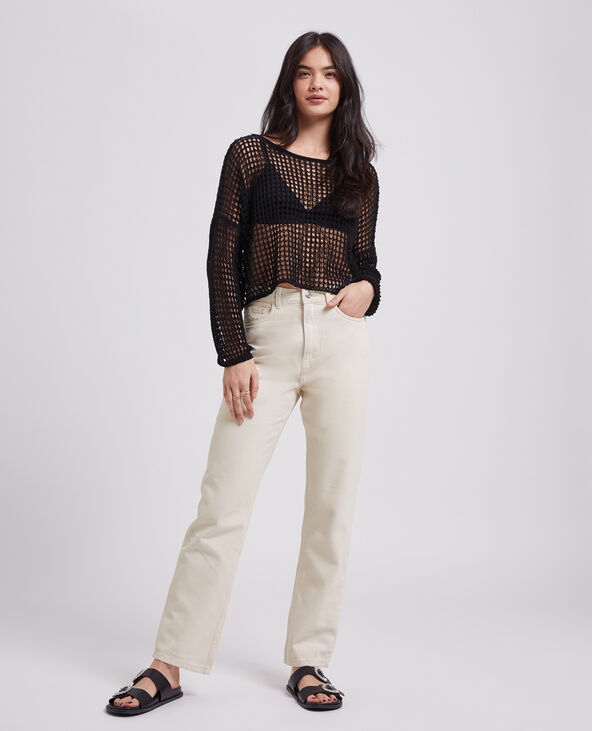 Jean droit taille haute Pimkie