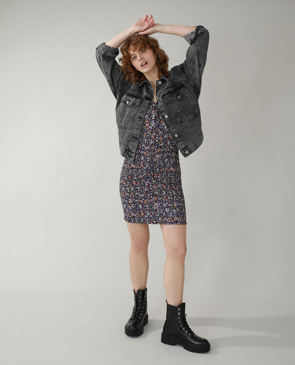 Robe fleurie et smockee Pimkie
