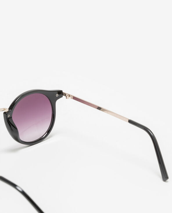 Lunettes de soleil rondes noir - Pimkie