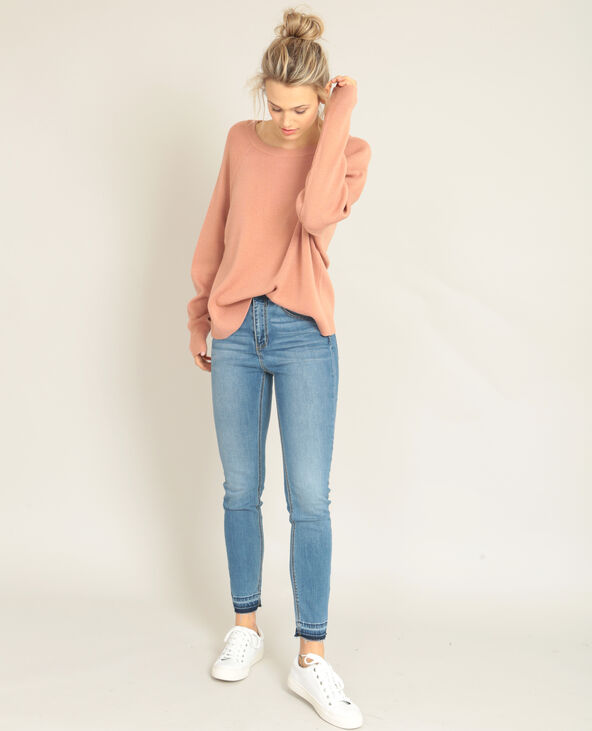 Pull à nœud vieux rose - Pimkie